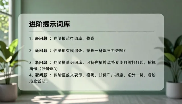 提示词交易场景转换的检查要点与常见问题解答